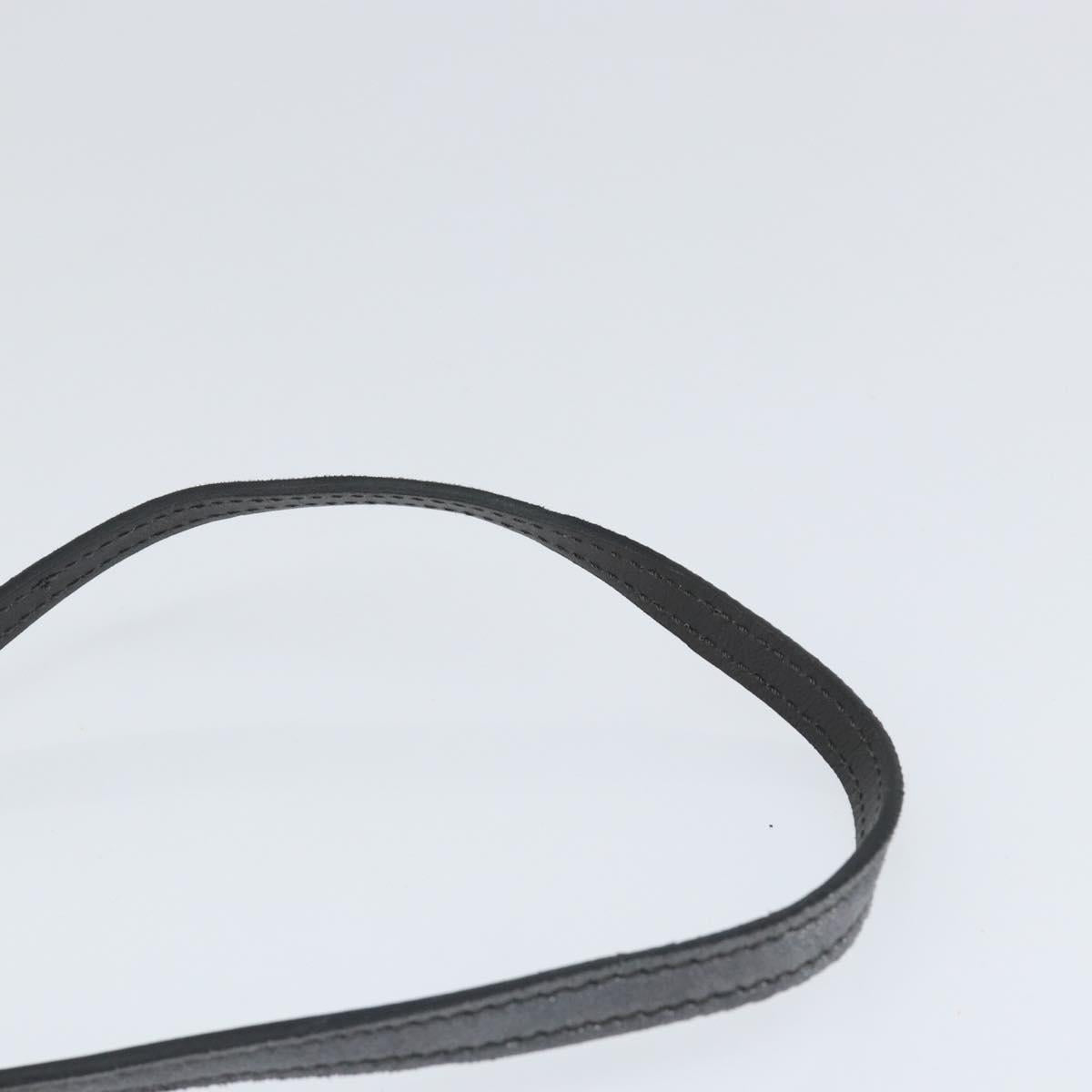 Salvatore Ferragamo Vala Shoulder Bag Suede Gray Silver Auth 149149