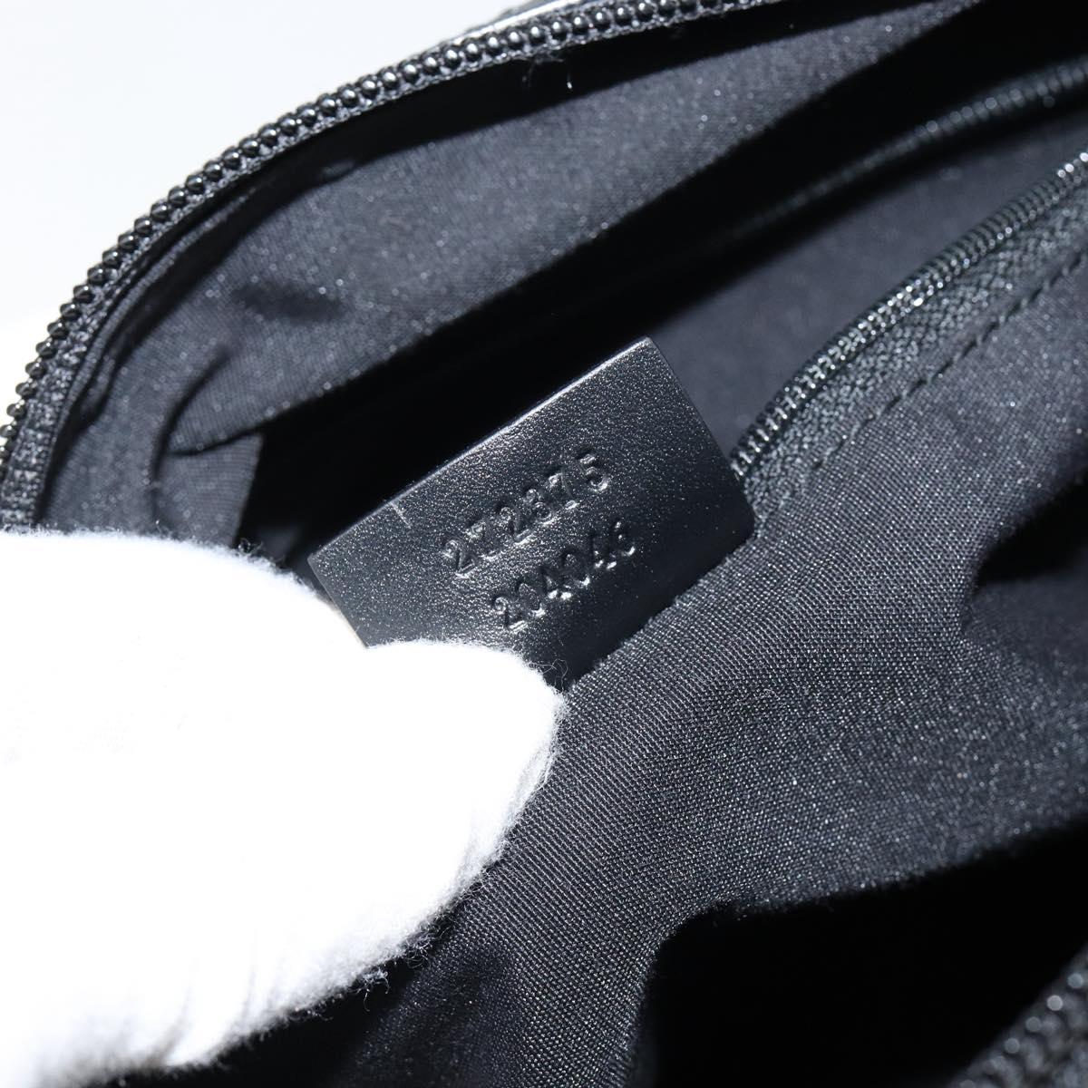 GUCCI GG Canvas Hand Bag Outlet Gold Green 272375 Auth 149154