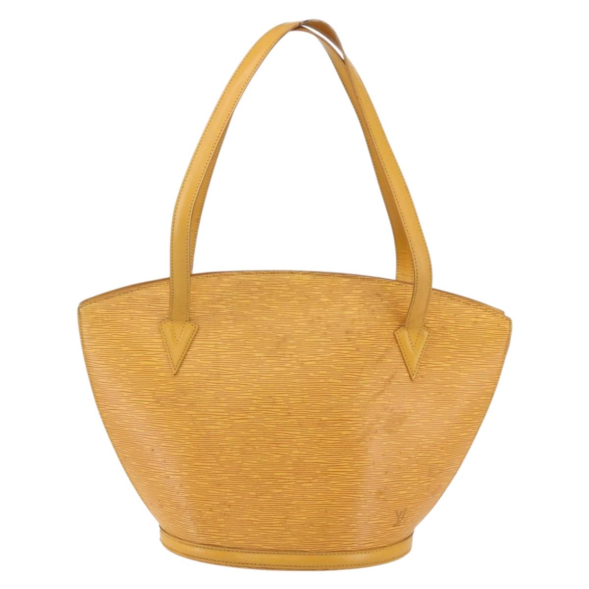 LOUIS VUITTON Epi Saint Jacques Shopping Bag Yellow M52269 LV Auth 149155