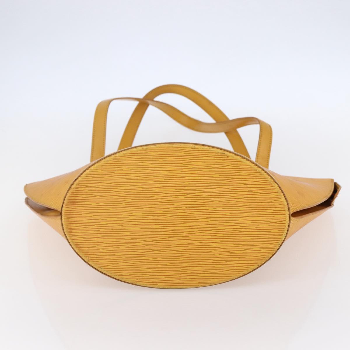 LOUIS VUITTON Epi Saint Jacques Shopping Bag Yellow M52269 LV Auth 149155