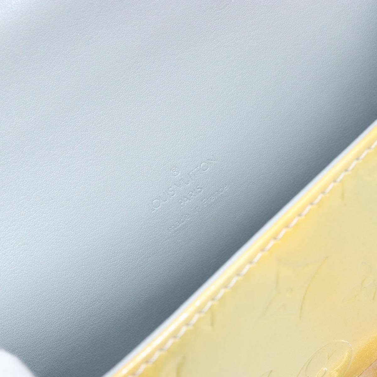 LOUIS VUITTON Monogram Vernis Spring Street Hand Bag Gris M91029 LV Auth 149160