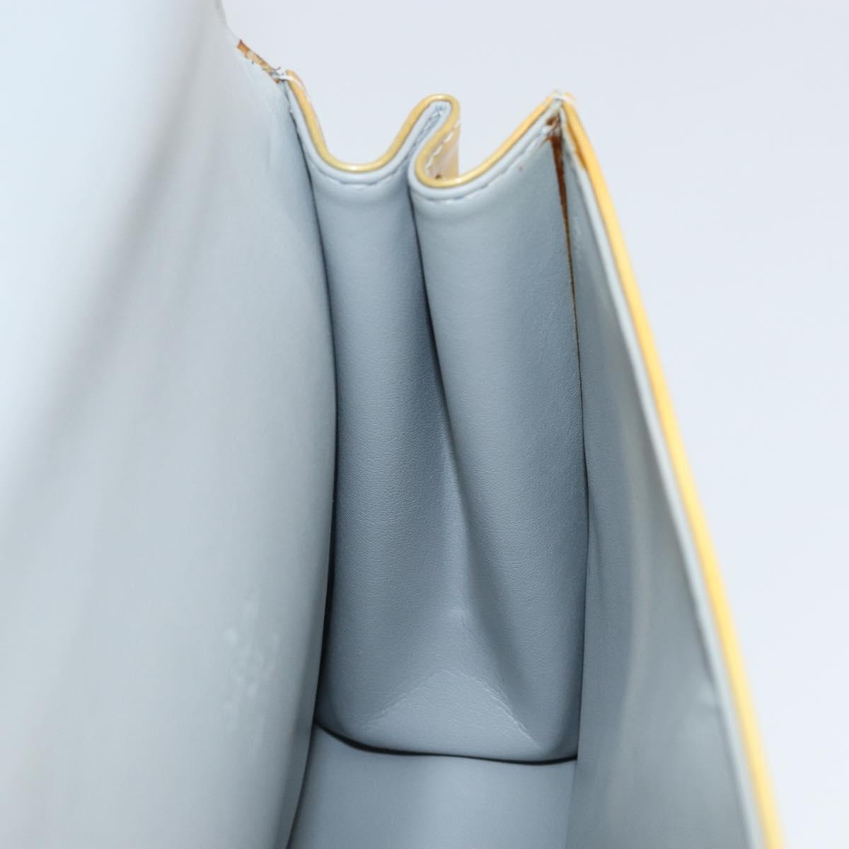 LOUIS VUITTON Monogram Vernis Spring Street Hand Bag Gris M91029 LV Auth 149160