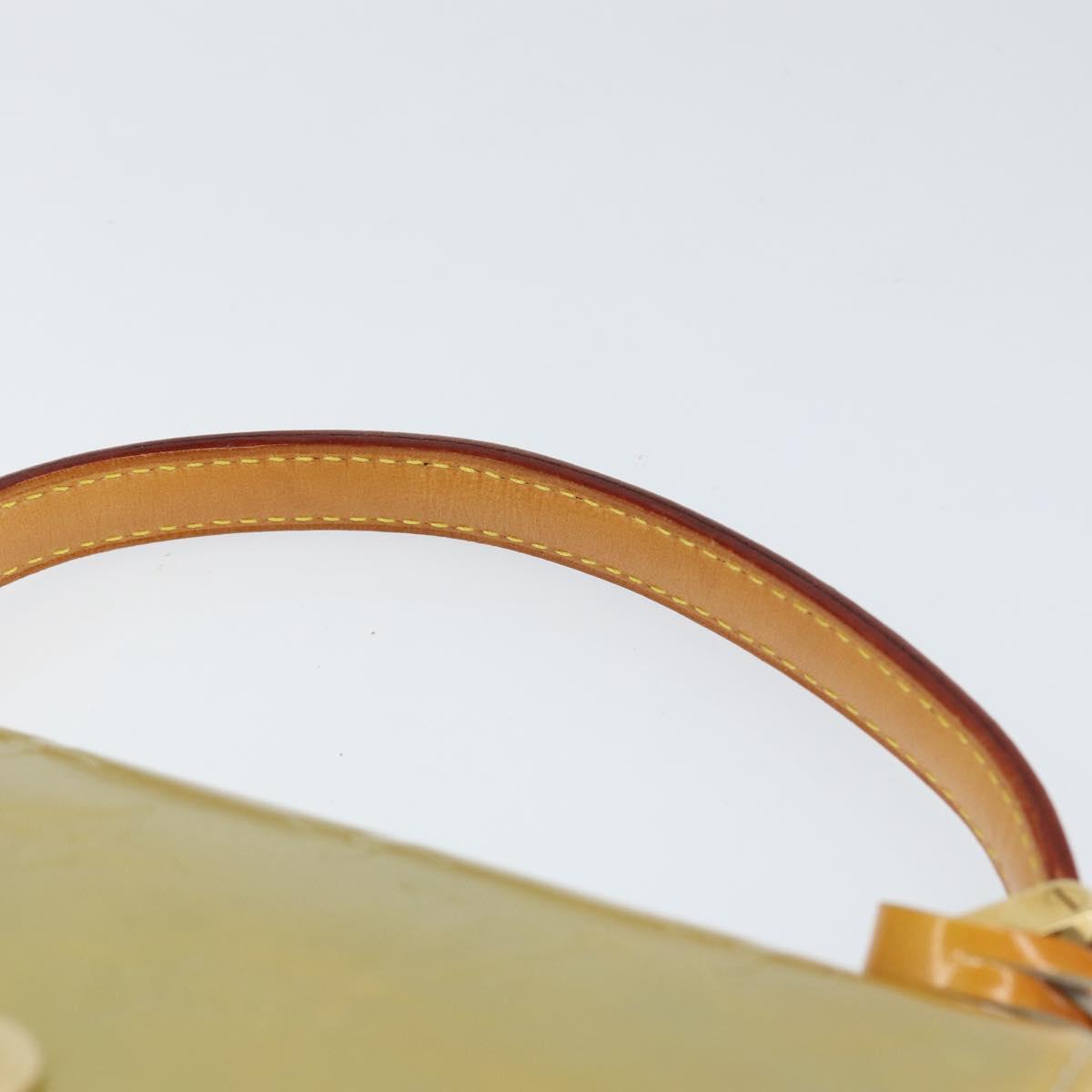 LOUIS VUITTON Monogram Vernis Spring Street Hand Bag Gris M91029 LV Auth 149160