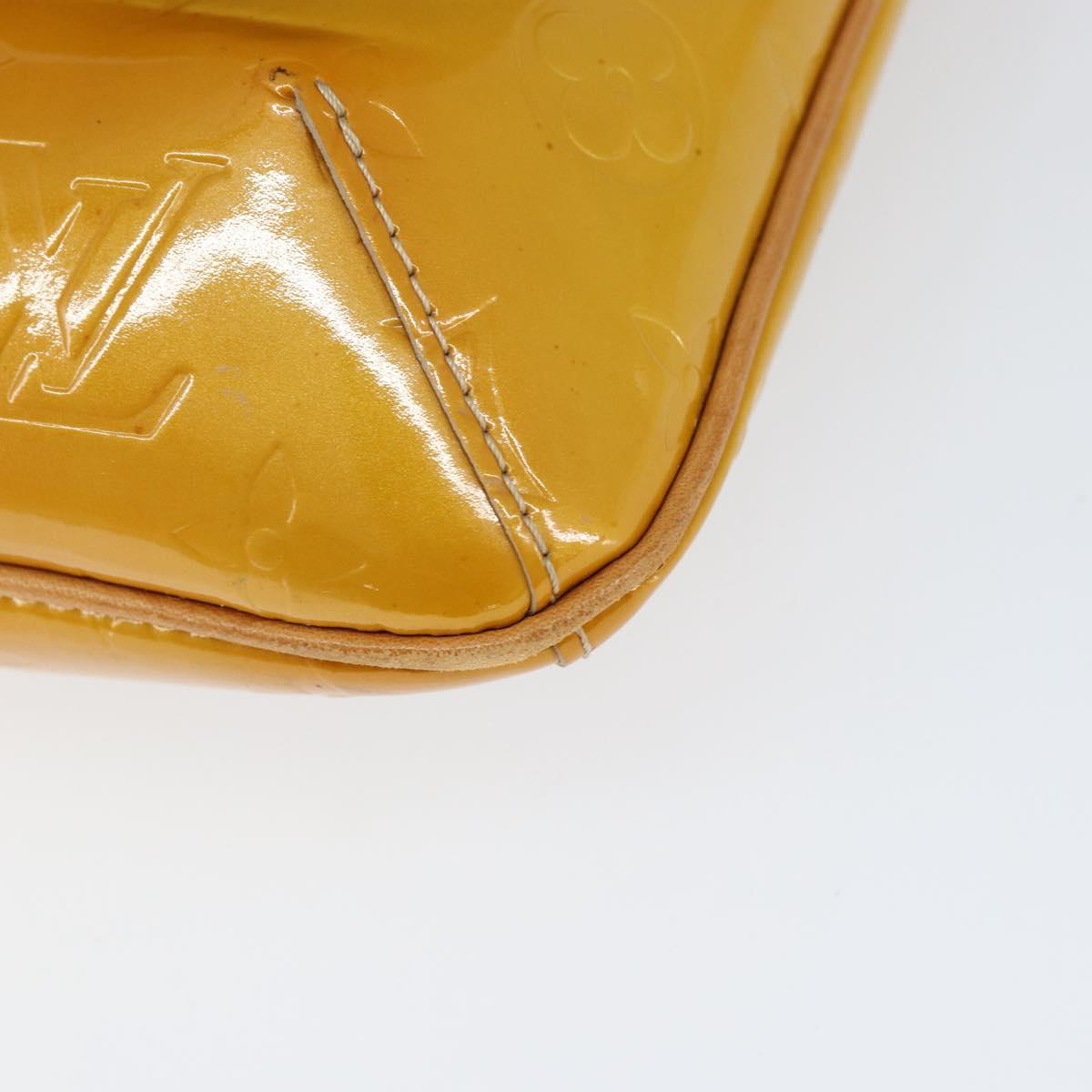 LOUIS VUITTON Monogram Vernis Thompson Street Bag Beige M91301 LV Auth 149162