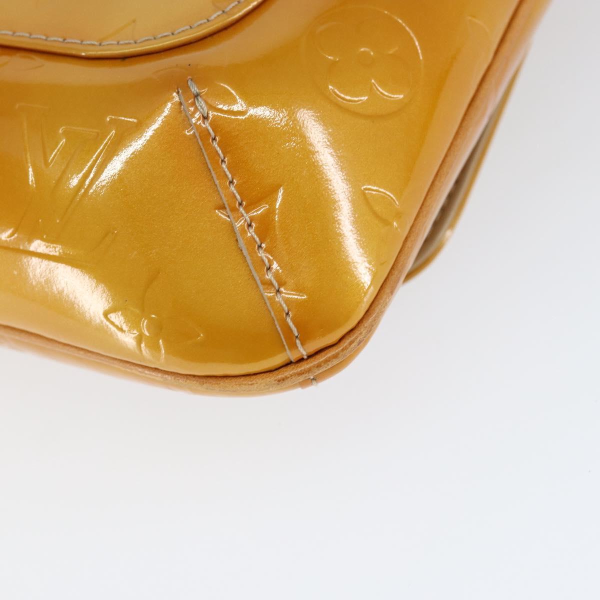 LOUIS VUITTON Monogram Vernis Thompson Street Bag Beige M91301 LV Auth 149162