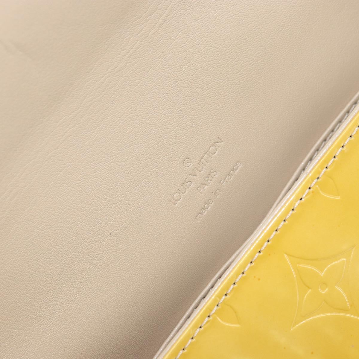 LOUIS VUITTON Monogram Vernis Thompson Street Bag Beige M91301 LV Auth 149162