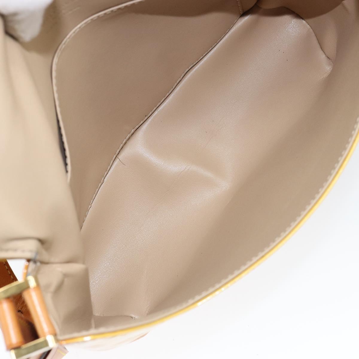 LOUIS VUITTON Monogram Vernis Thompson Street Bag Beige M91301 LV Auth 149162