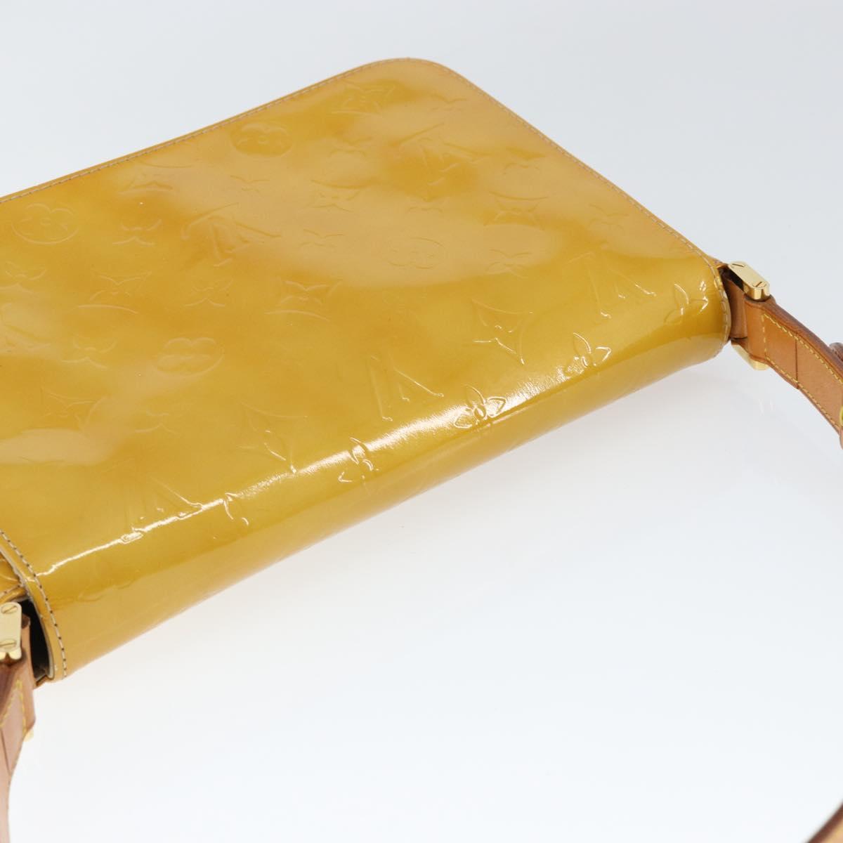 LOUIS VUITTON Monogram Vernis Thompson Street Bag Beige M91301 LV Auth 149162