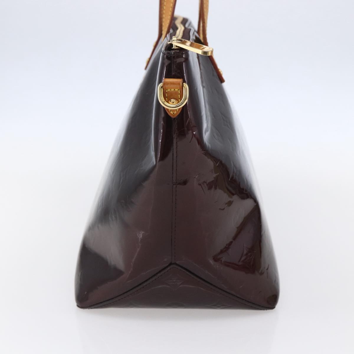 LOUIS VUITTON Monogram Vernis Bellevue GM Tote Bag Amarante M93589 Auth 149163