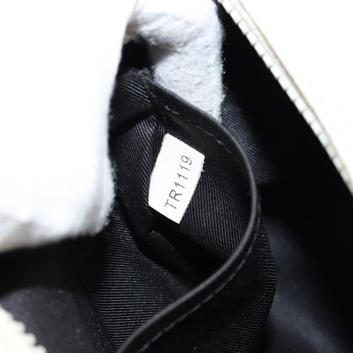 LOUIS VUITTON Monogram Empreinte Soft Trunk Bag White M53287 LV Auth 149169