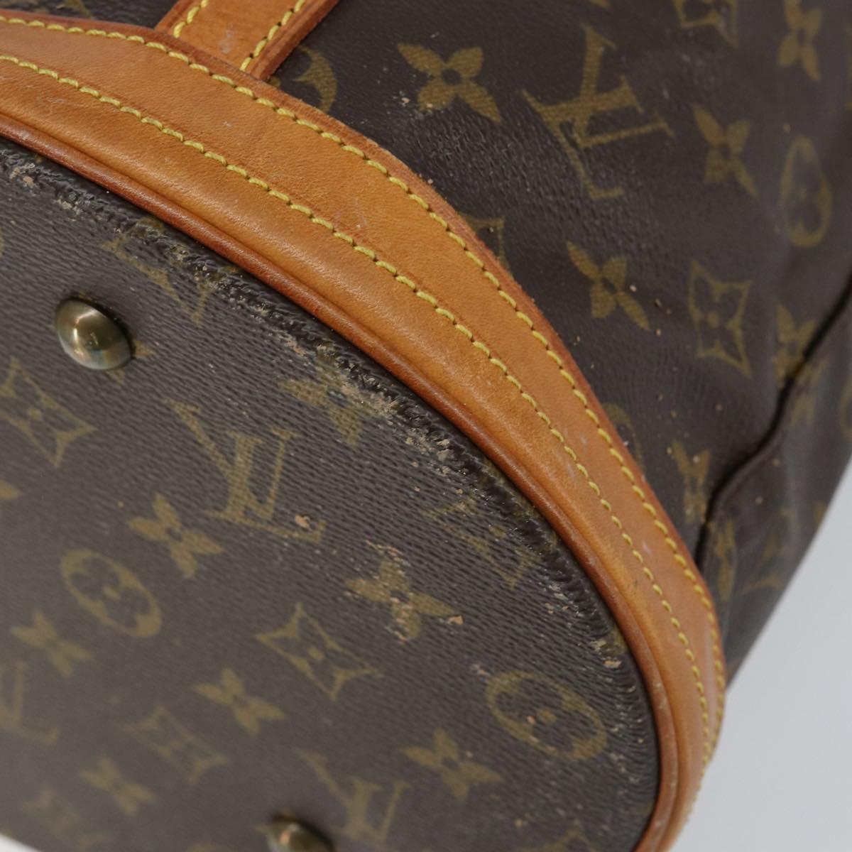 LOUIS VUITTON Monogram Bucket GM Shoulder Bag M42236 LV Auth 149171