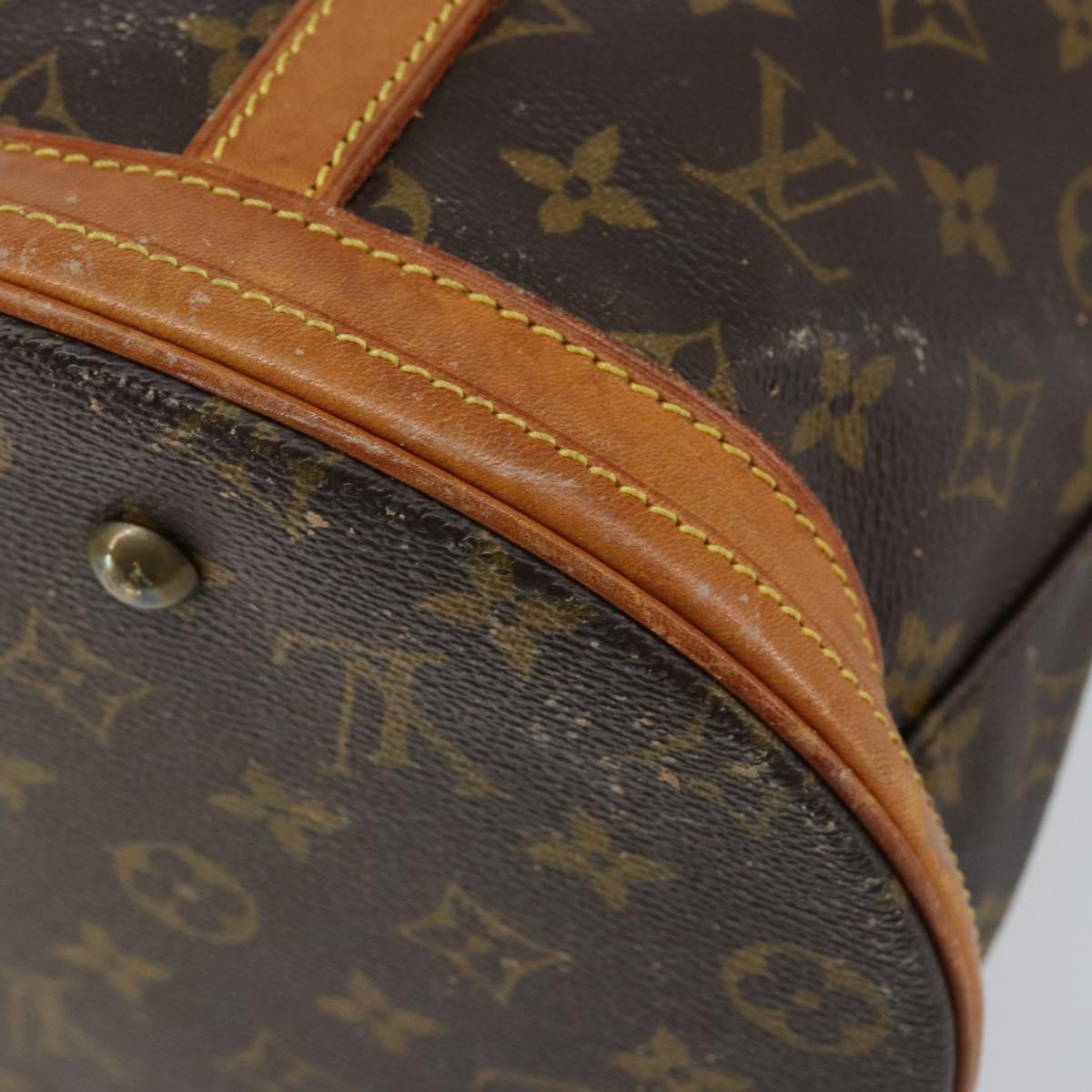 LOUIS VUITTON Monogram Bucket GM Shoulder Bag M42236 LV Auth 149171
