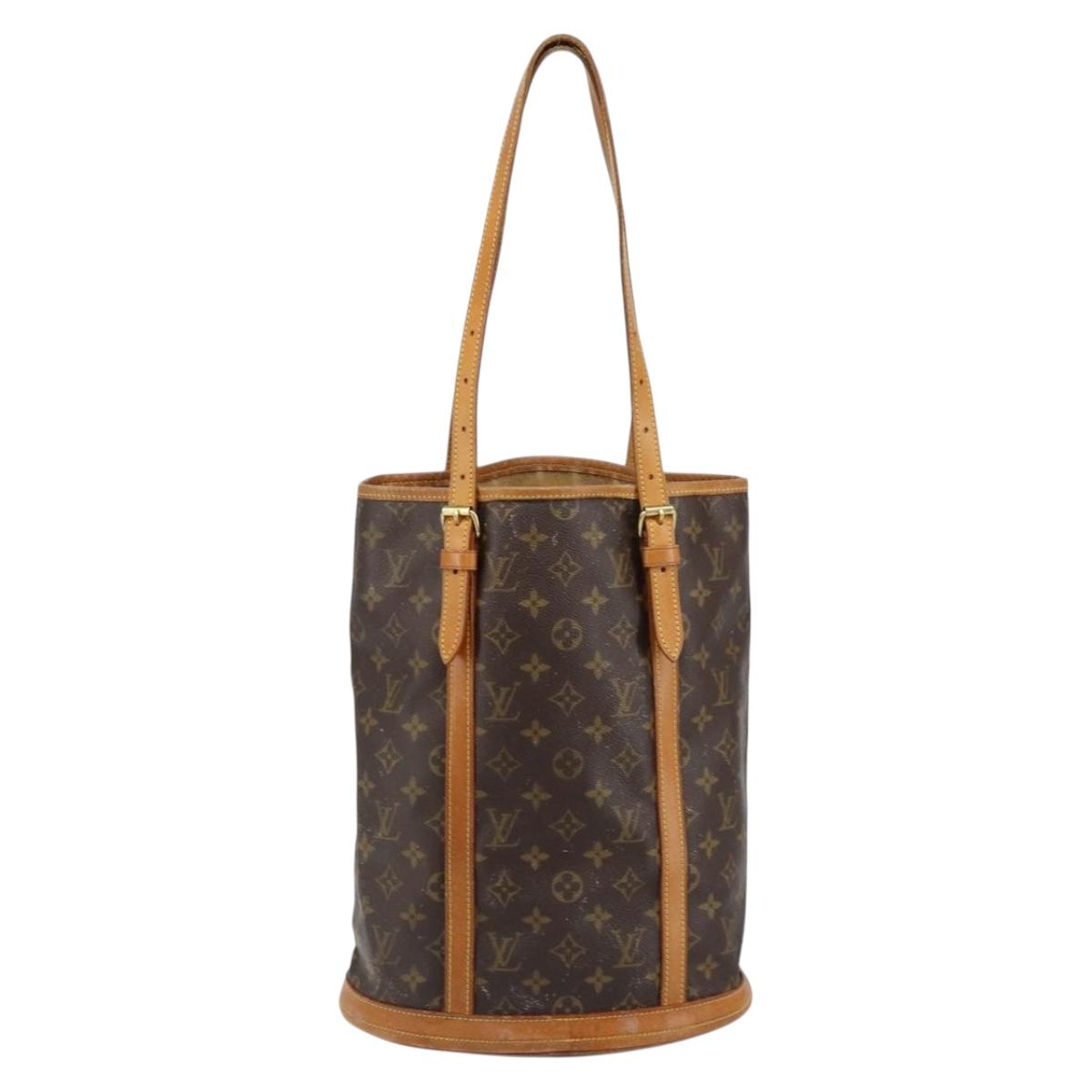 LOUIS VUITTON Monogram Bucket GM Shoulder Bag M42236 LV Auth 149171