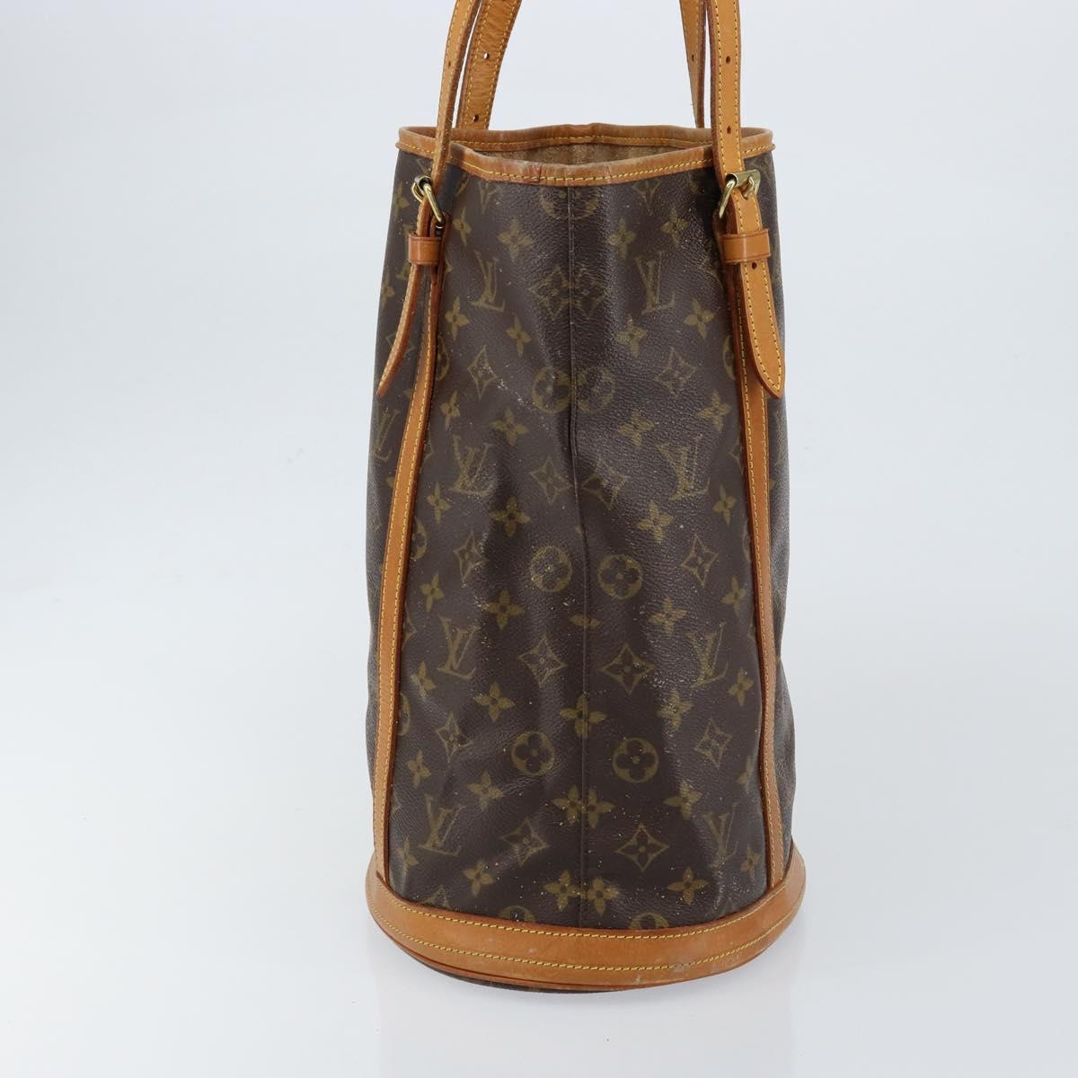 LOUIS VUITTON Monogram Bucket GM Shoulder Bag M42236 LV Auth 149171