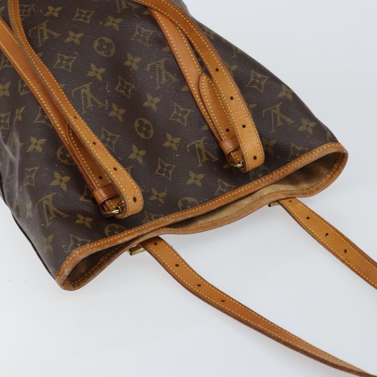 LOUIS VUITTON Monogram Bucket GM Shoulder Bag M42236 LV Auth 149171
