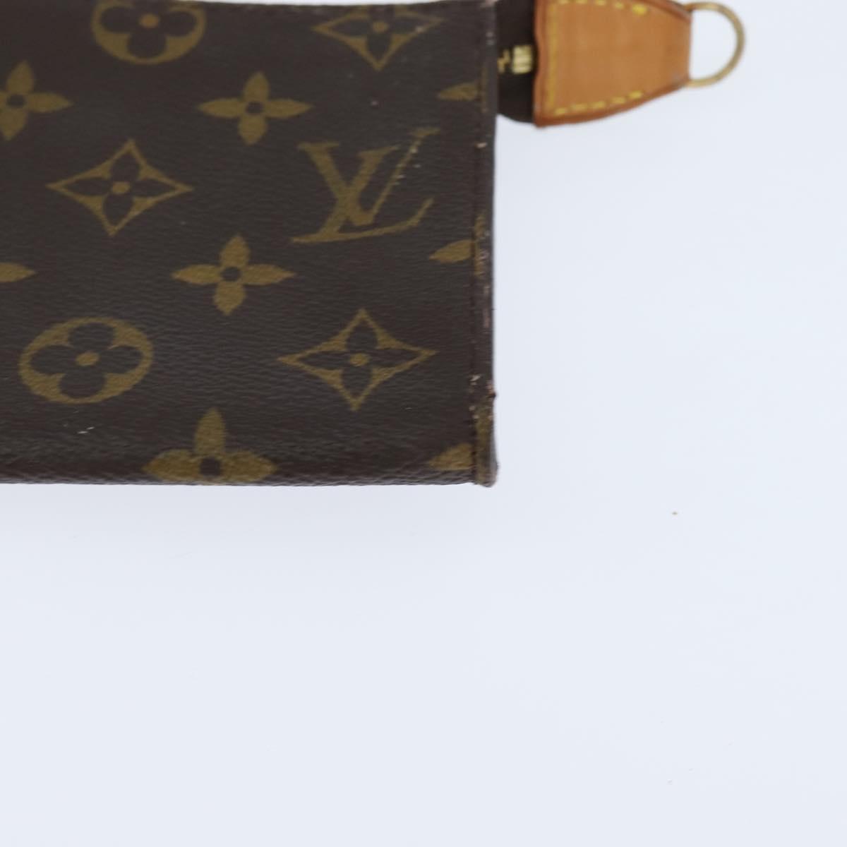 LOUIS VUITTON Monogram Bucket GM Accessory Pouch LV Auth 149172