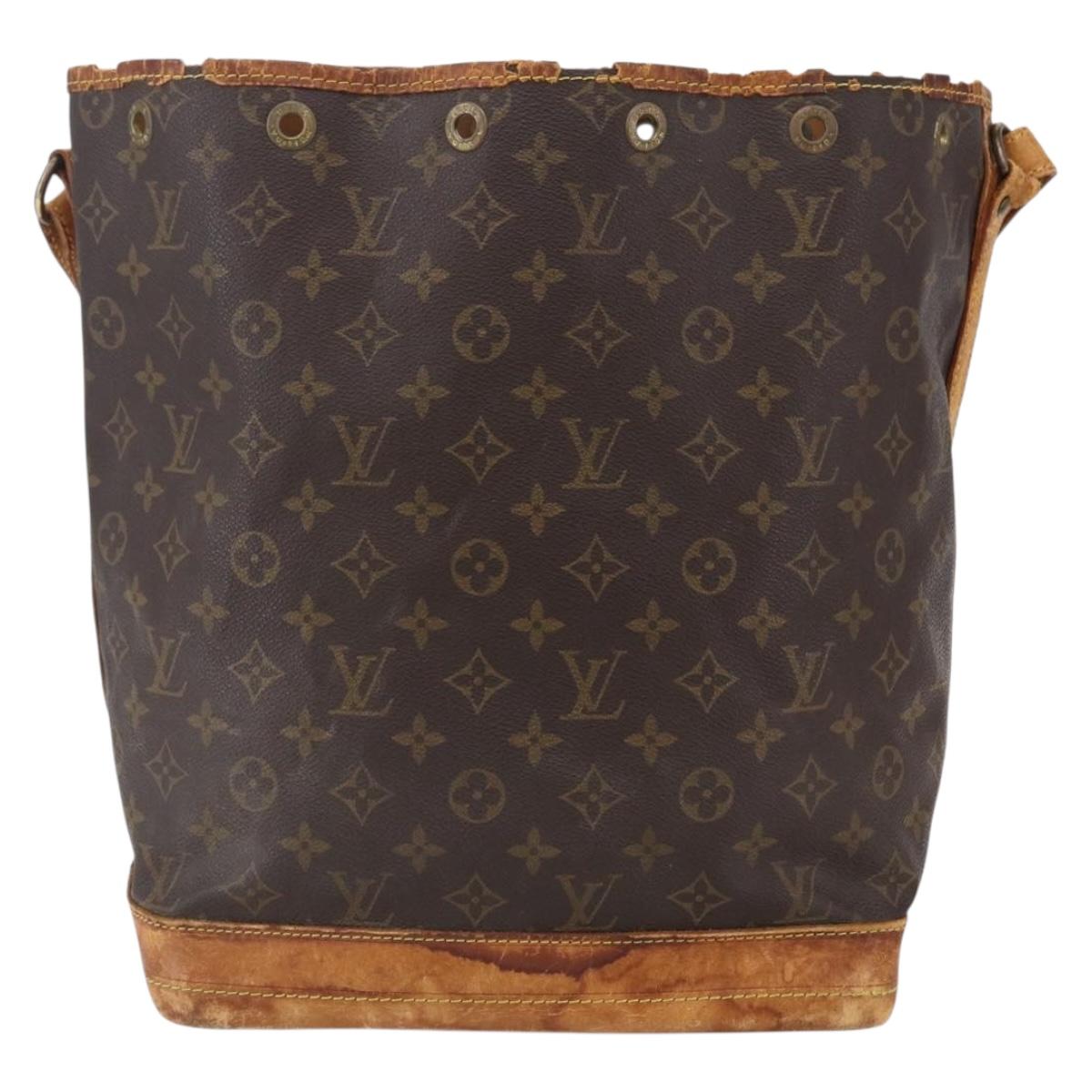 LOUIS VUITTON Monogram Noe Shoulder Bag M42224 LV Auth 149176