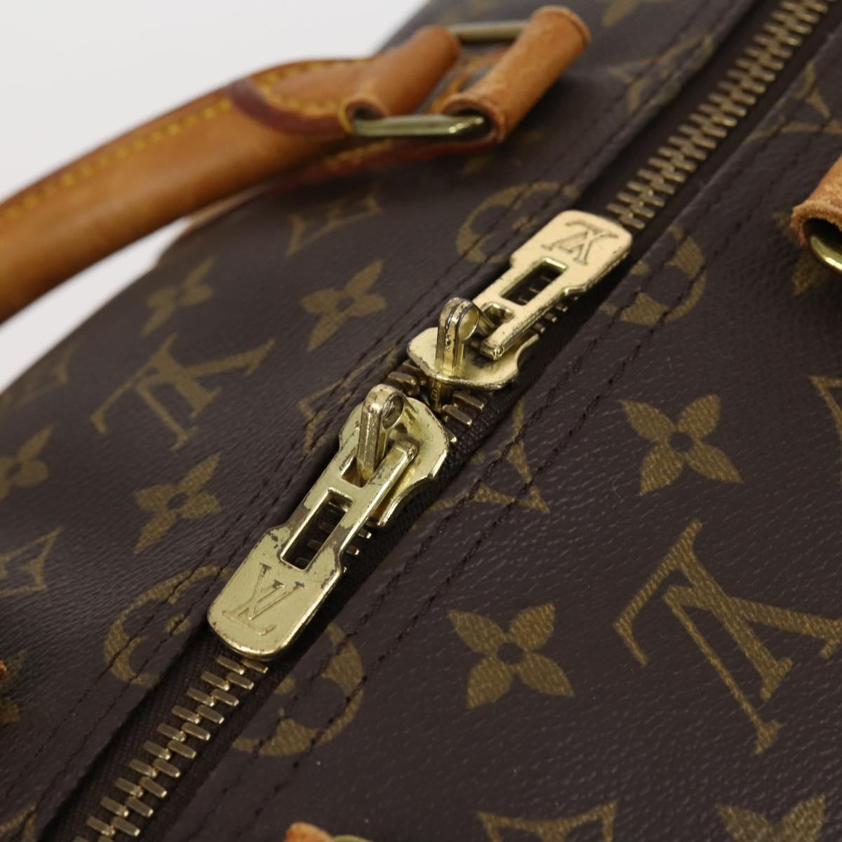 LOUIS VUITTON Monogram Keepall 55 Boston Bag M41424 LV Auth 149177