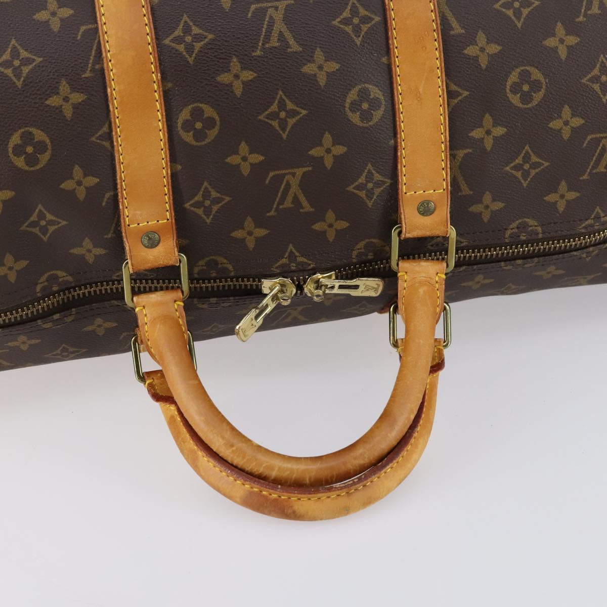LOUIS VUITTON Monogram Keepall 55 Boston Bag M41424 LV Auth 149177