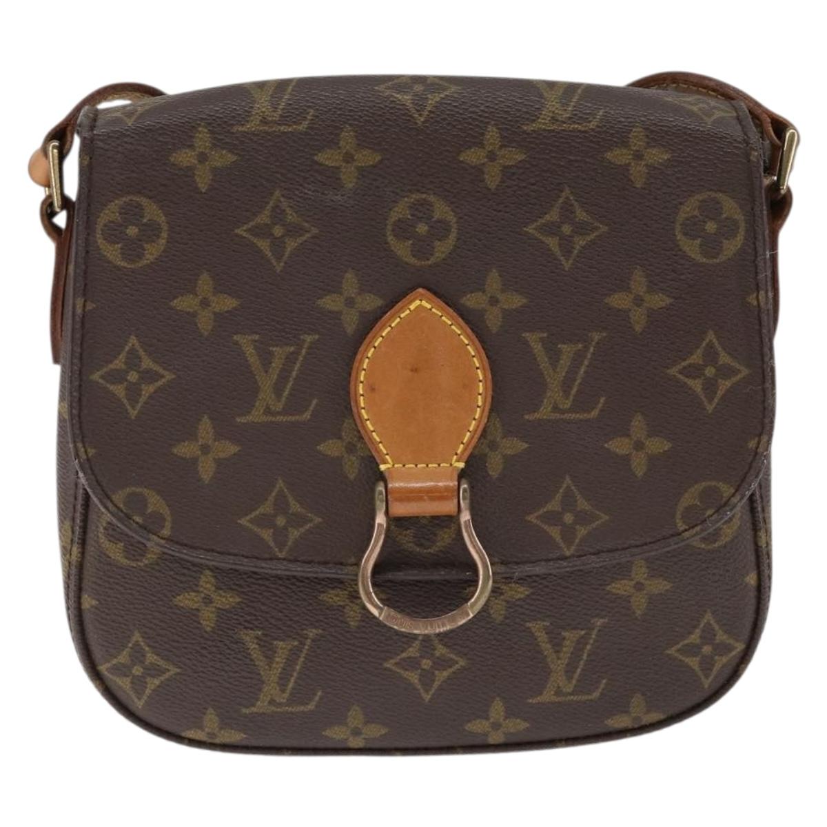 LOUIS VUITTON Monogram Saint Cloud MM Shoulder Bag M51243 LV Auth 149178