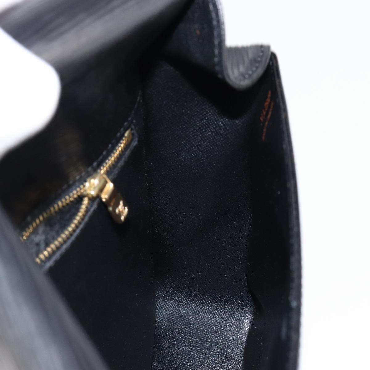 LOUIS VUITTON Epi Saint Cloud GM Shoulder Bag Black Noir M52192 LV Auth 149184