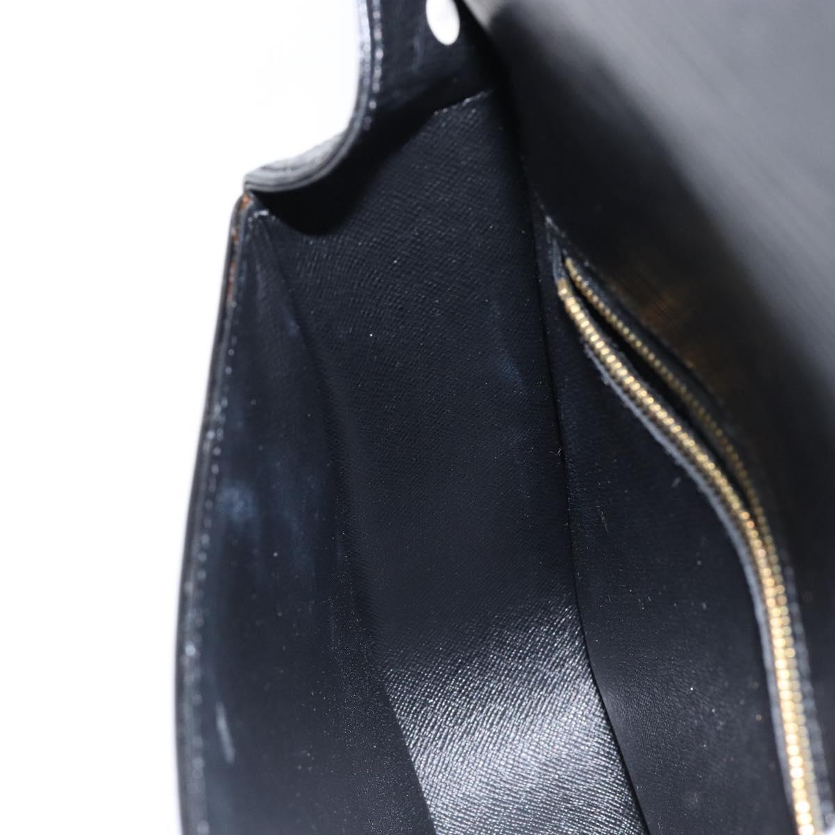 LOUIS VUITTON Epi Saint Cloud GM Shoulder Bag Black Noir M52192 LV Auth 149184