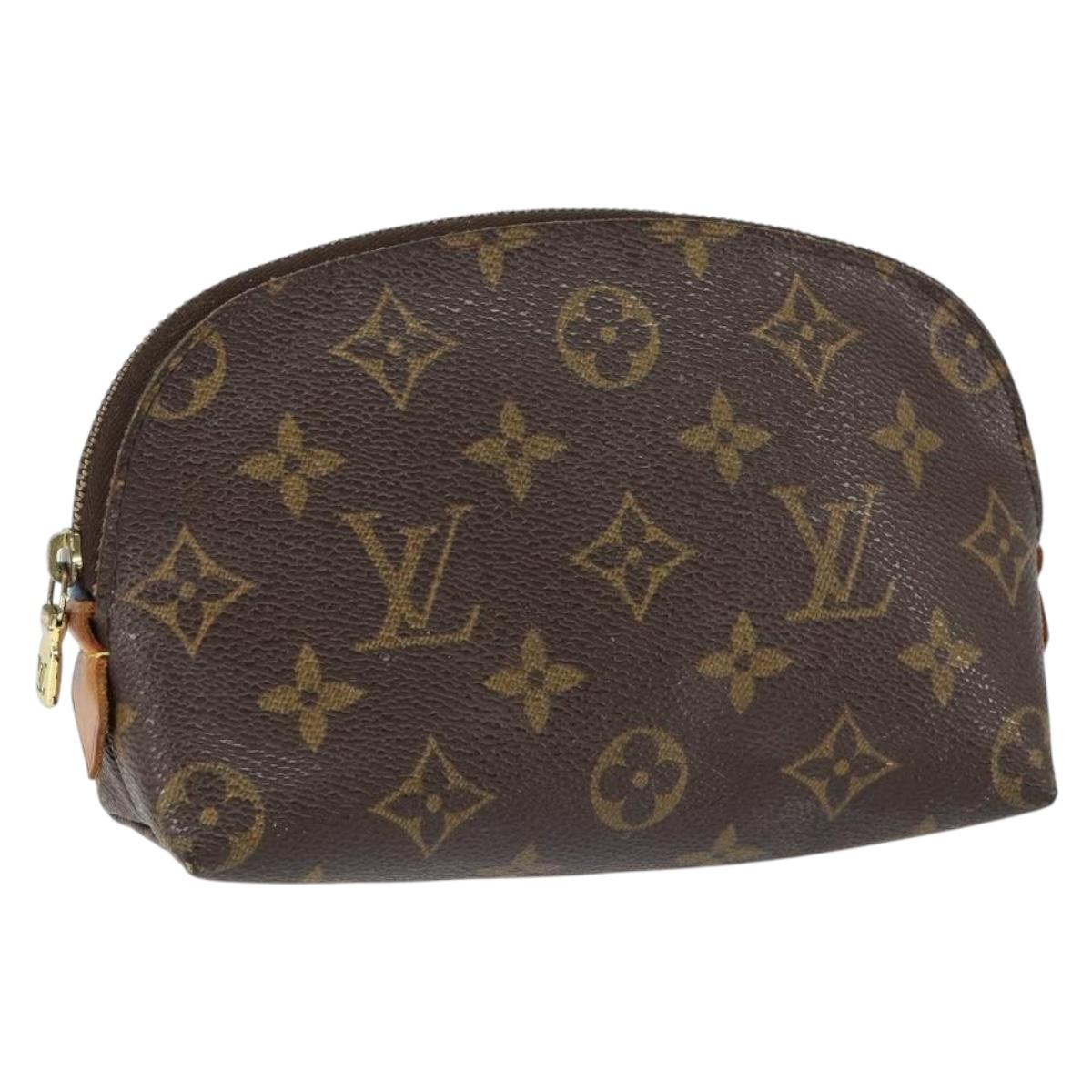 LOUIS VUITTON Monogram Pochette Cosmetic PM Pouch M43998 LV Auth 149204