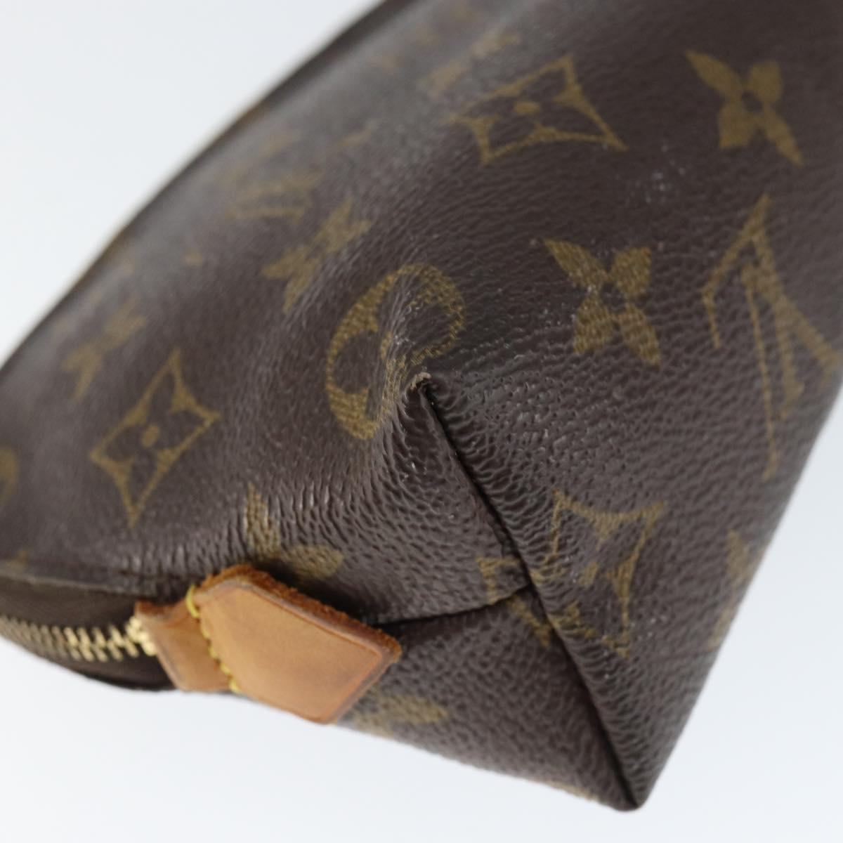 LOUIS VUITTON Monogram Pochette Cosmetic PM Pouch M43998 LV Auth 149204
