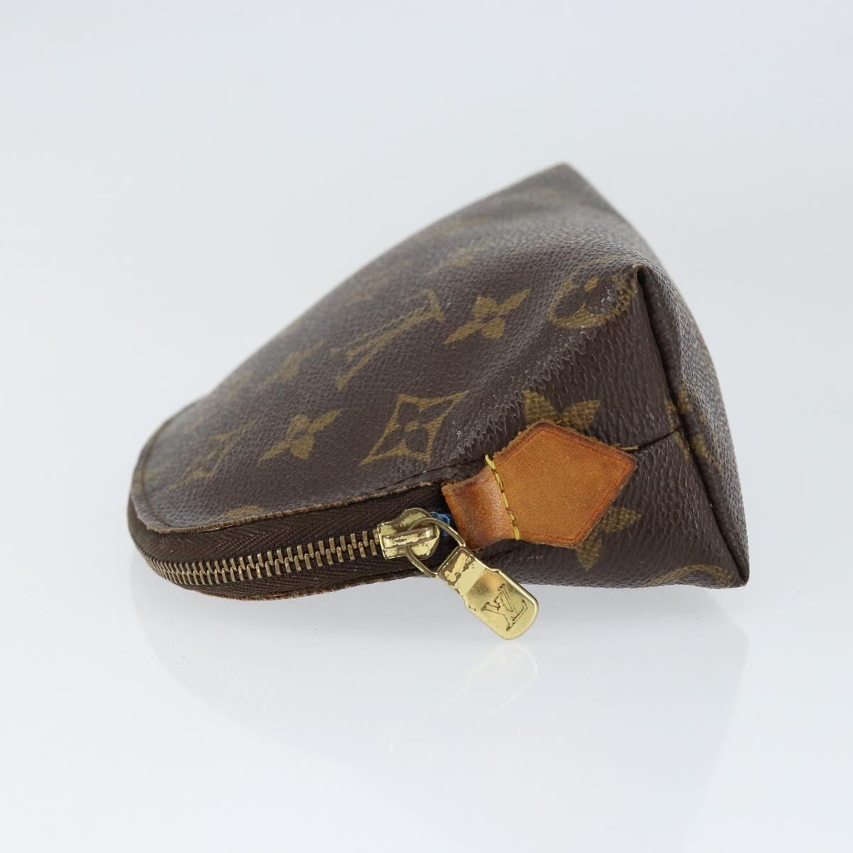 LOUIS VUITTON Monogram Pochette Cosmetic PM Pouch M43998 LV Auth 149204