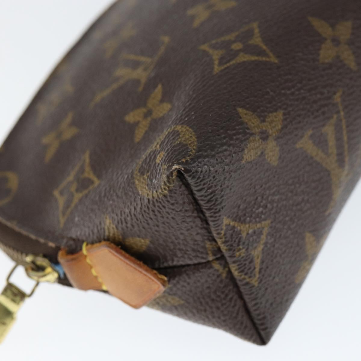 LOUIS VUITTON Monogram Pochette Cosmetic PM Pouch M43998 LV Auth 149204