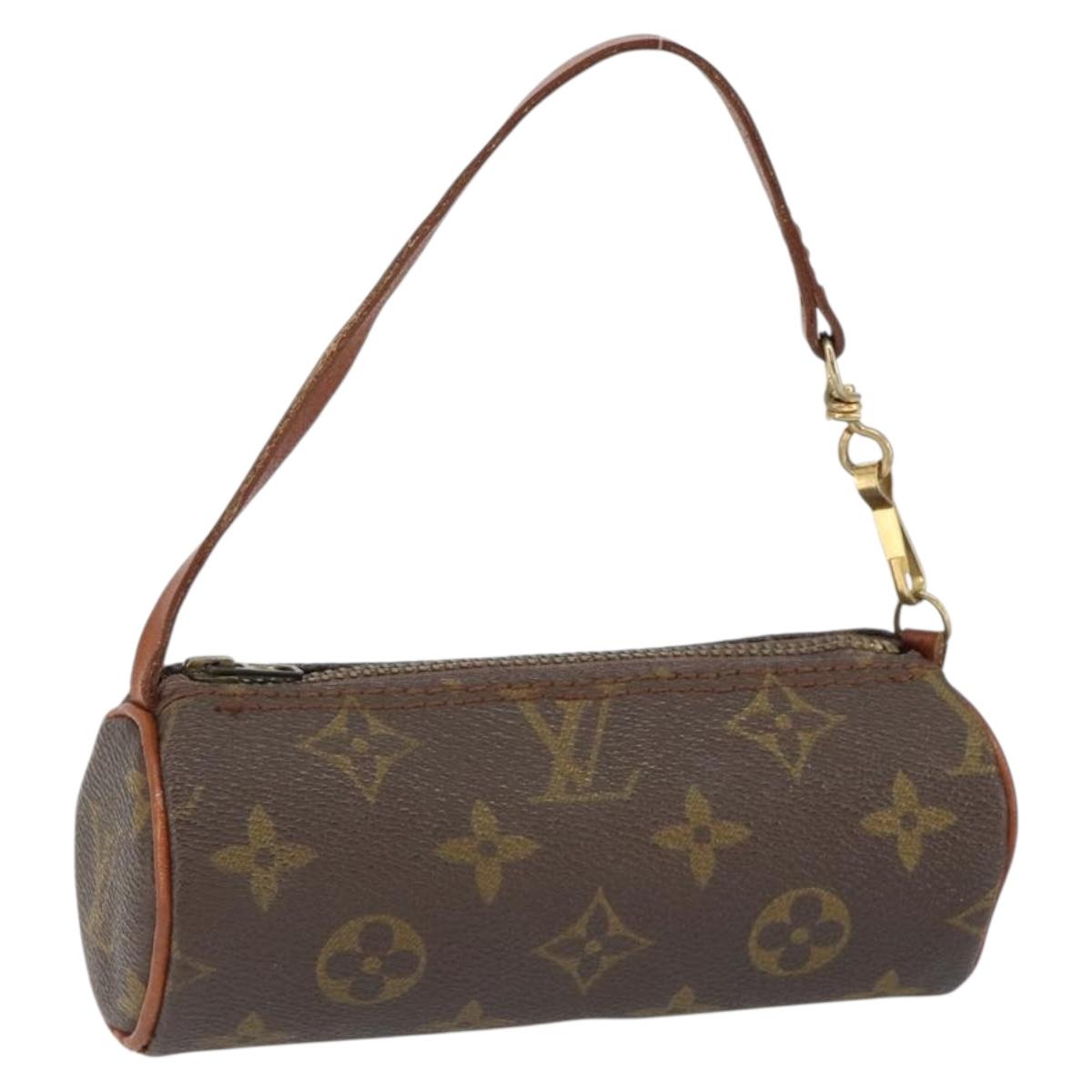 LOUIS VUITTON Monogram Papillon Pouch LV Auth 149205