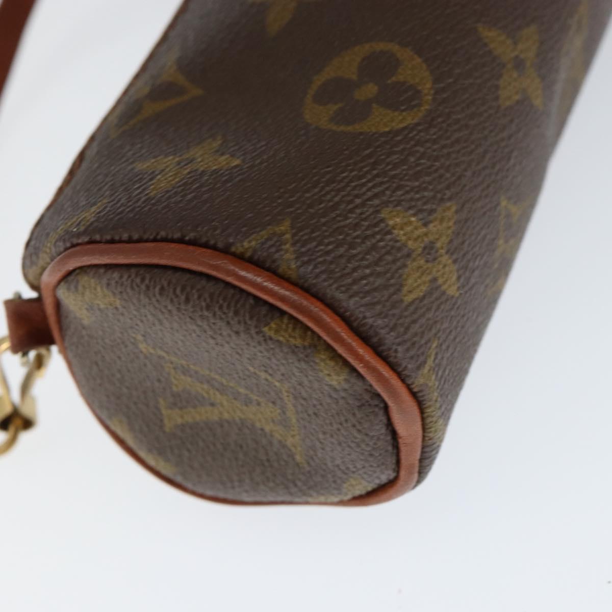 LOUIS VUITTON Monogram Papillon Pouch LV Auth 149205
