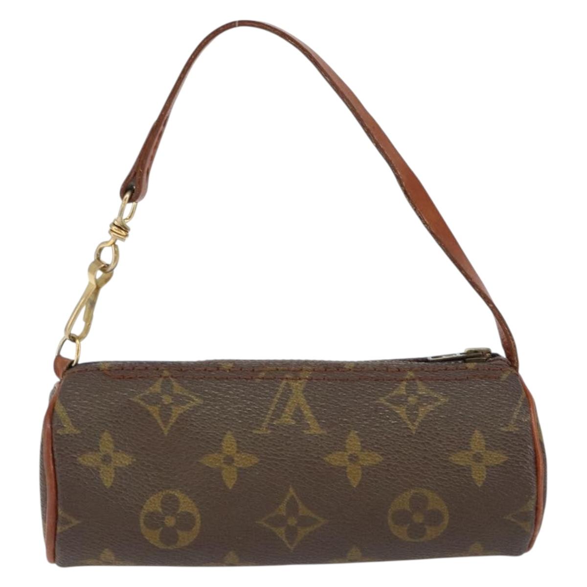 LOUIS VUITTON Monogram Papillon Pouch LV Auth 149205