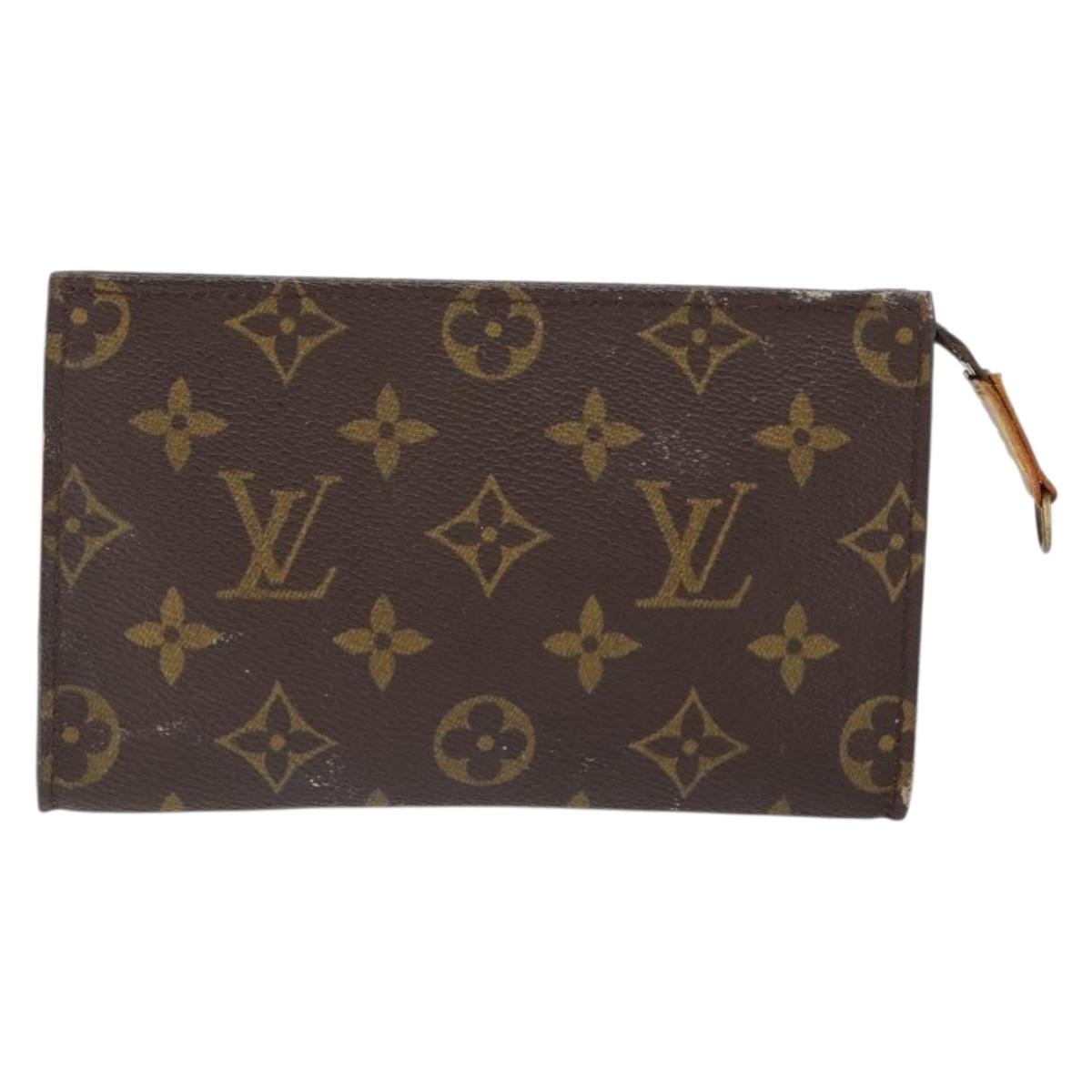 LOUIS VUITTON Monogram Bucket PM Accessory Pouch LV Auth 149207