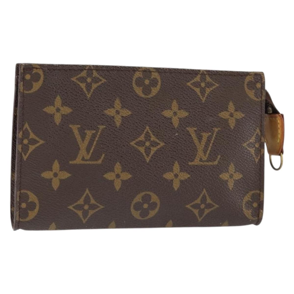 LOUIS VUITTON Monogram Bucket PM Accessory Pouch LV Auth 149208