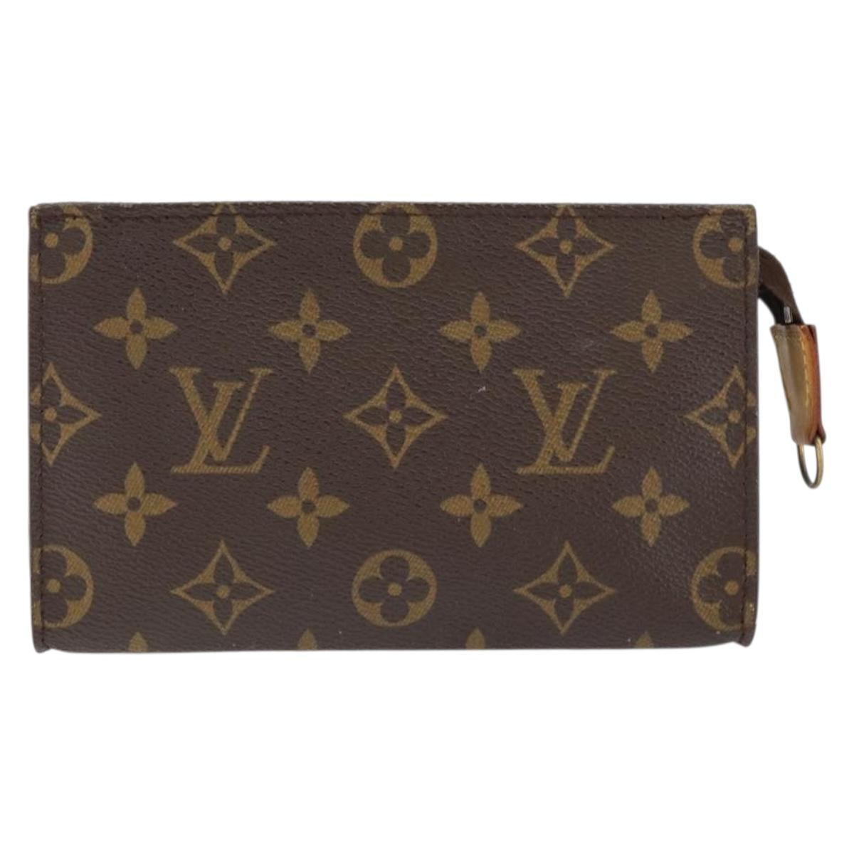 LOUIS VUITTON Monogram Bucket PM Accessory Pouch LV Auth 149208
