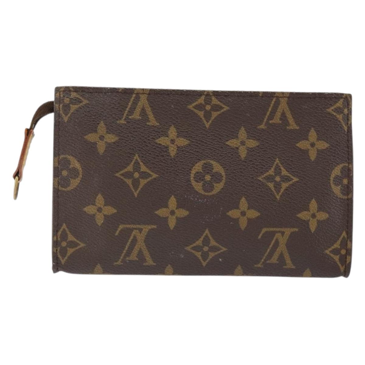 LOUIS VUITTON Monogram Bucket PM Accessory Pouch LV Auth 149208