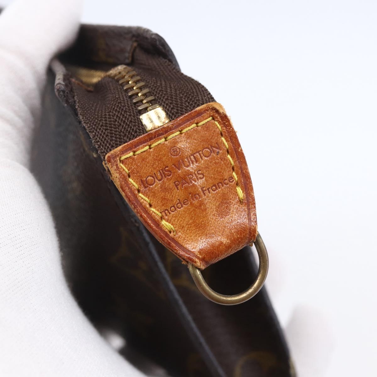 LOUIS VUITTON Monogram Bucket PM Accessory Pouch LV Auth 149209