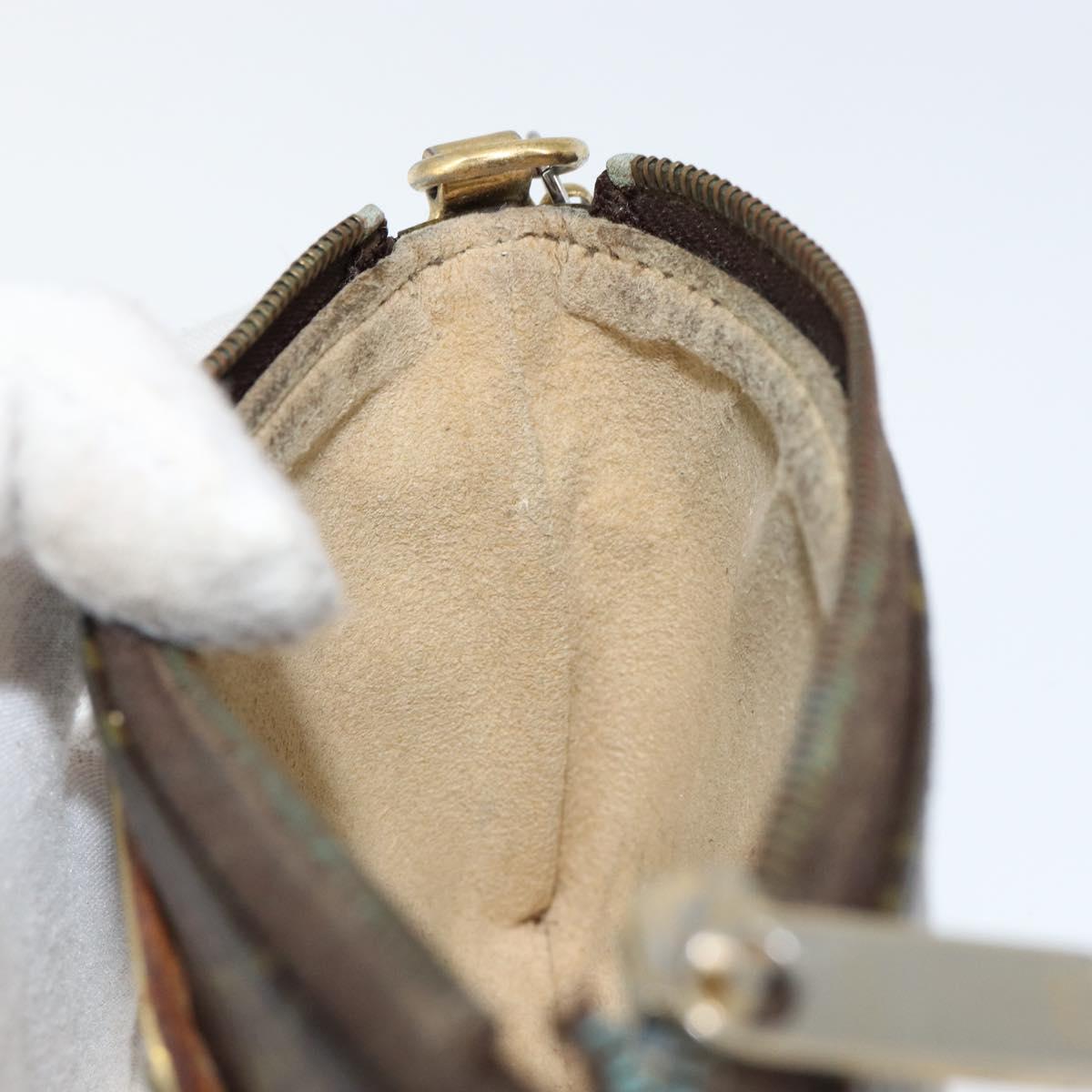 LOUIS VUITTON Monogram Chain Pochette Mila PM Accessory Pouch M60094 Auth 149211