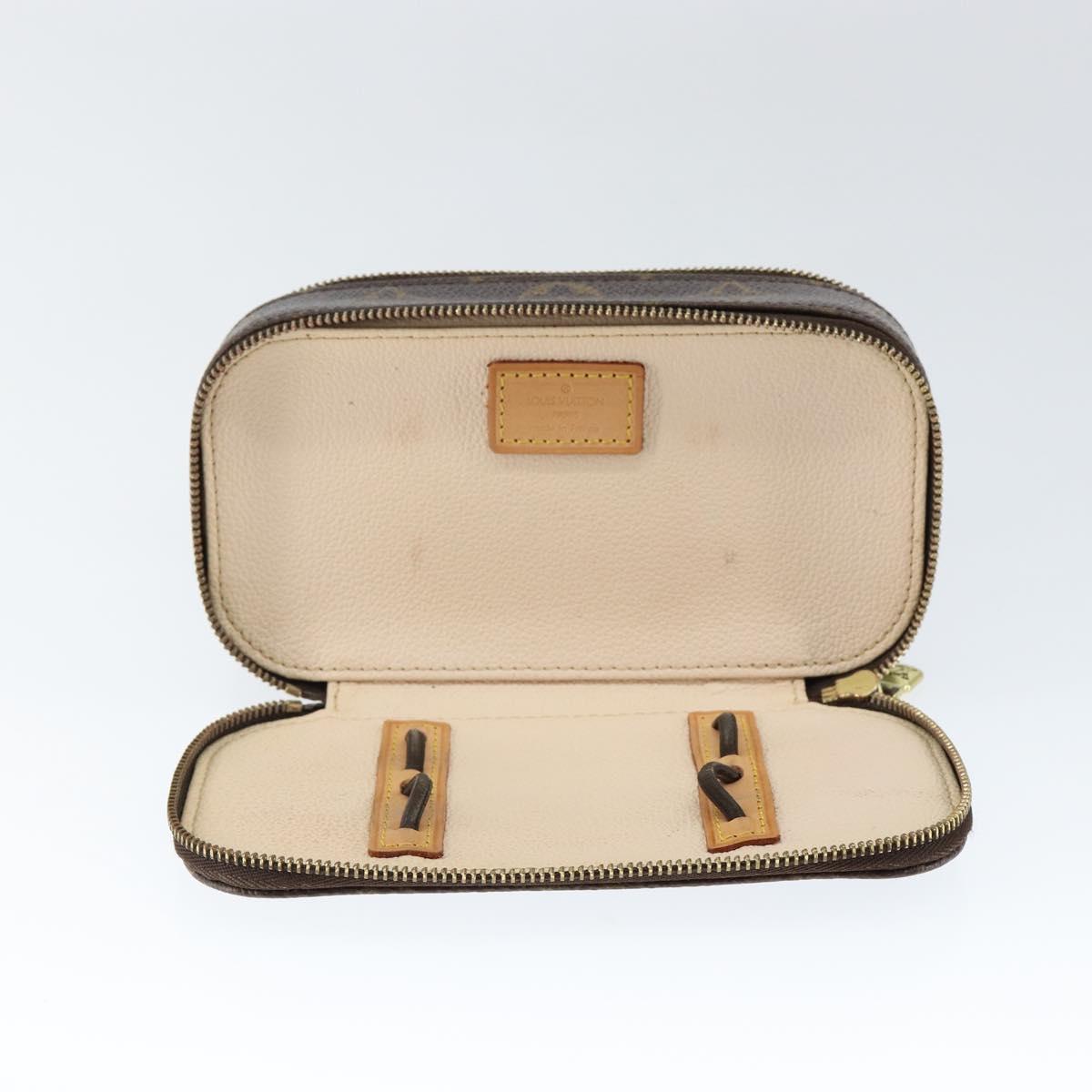 LOUIS VUITTON Monogram Trousse Brush PM Cosmetic Pouch M47510 LV Auth 149213