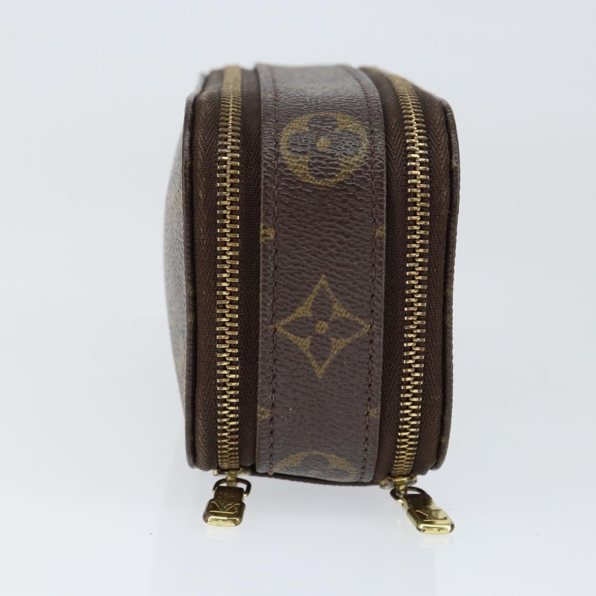 LOUIS VUITTON Monogram Trousse Brush PM Cosmetic Pouch M47510 LV Auth 149213