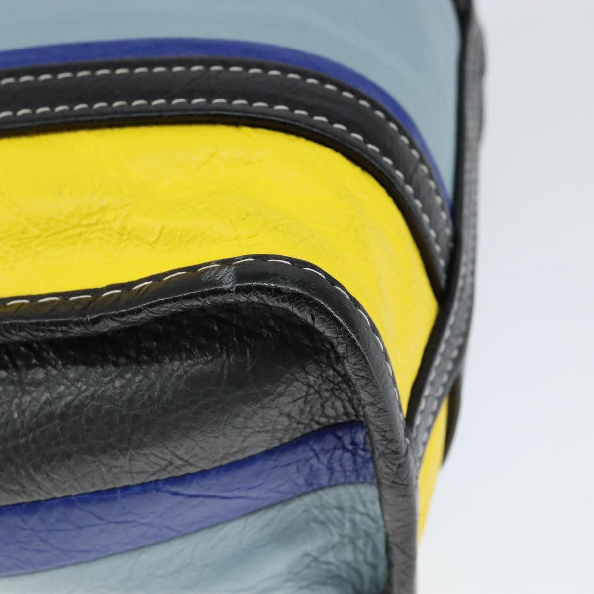 BALENCIAGA Bazaar Shopper XS Bag Leather 2way Multicolor 513989 Auth 149219