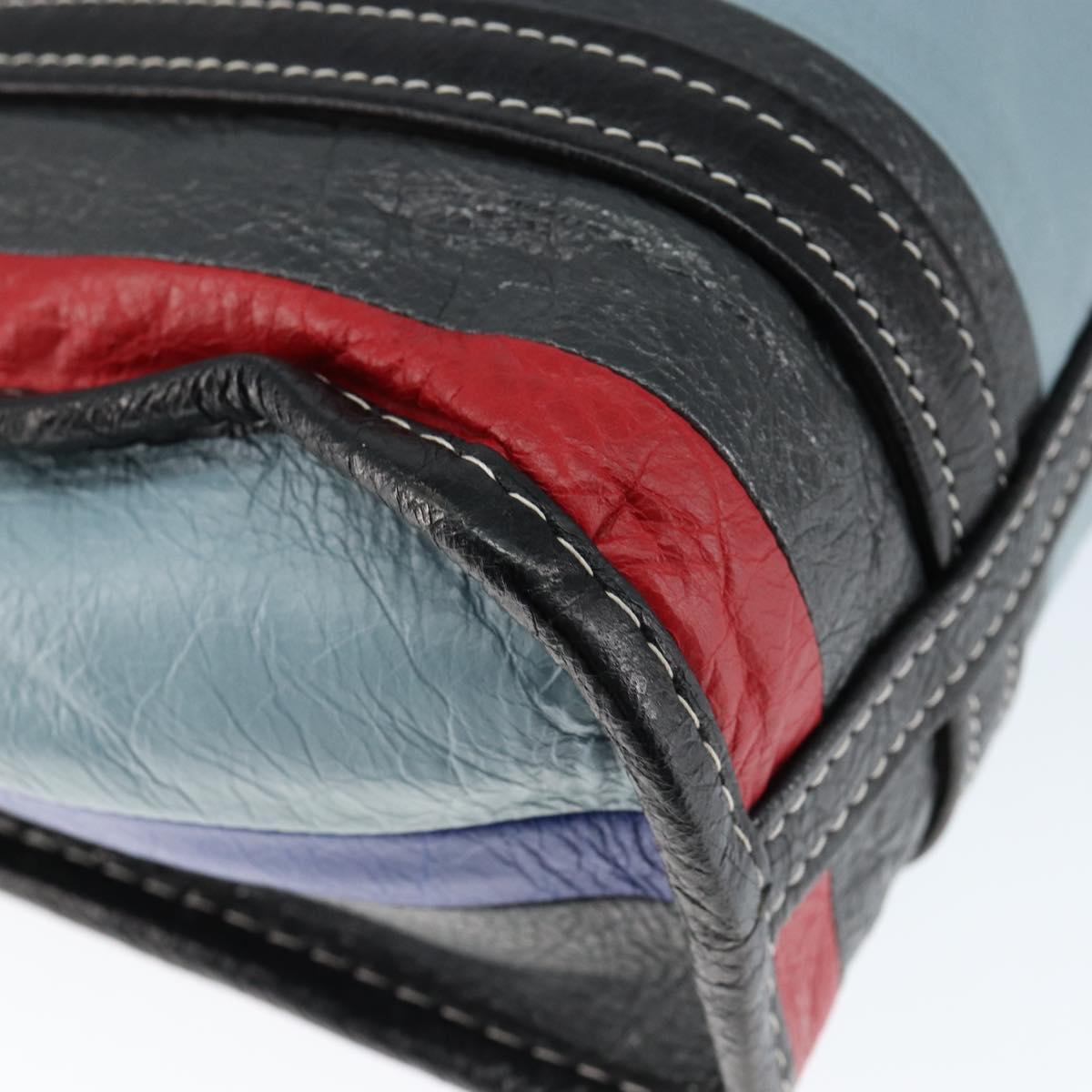 BALENCIAGA Bazaar Shopper XS Bag Leather 2way Multicolor 513989 Auth 149219