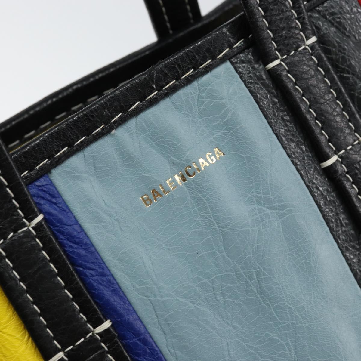 BALENCIAGA Bazaar Shopper XS Bag Leather 2way Multicolor 513989 Auth 149219
