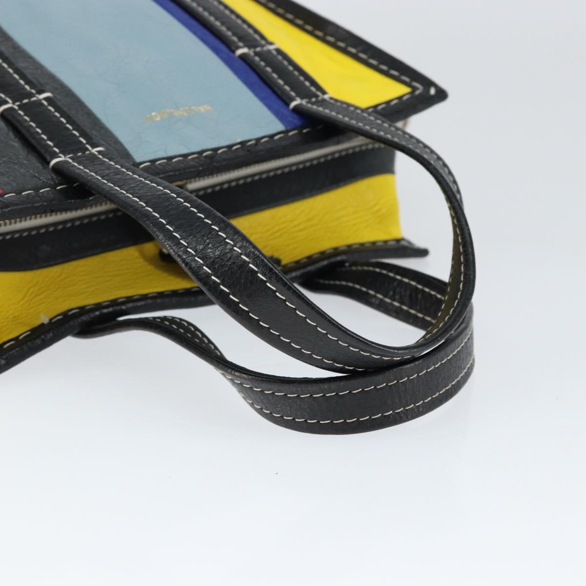 BALENCIAGA Bazaar Shopper XS Bag Leather 2way Multicolor 513989 Auth 149219