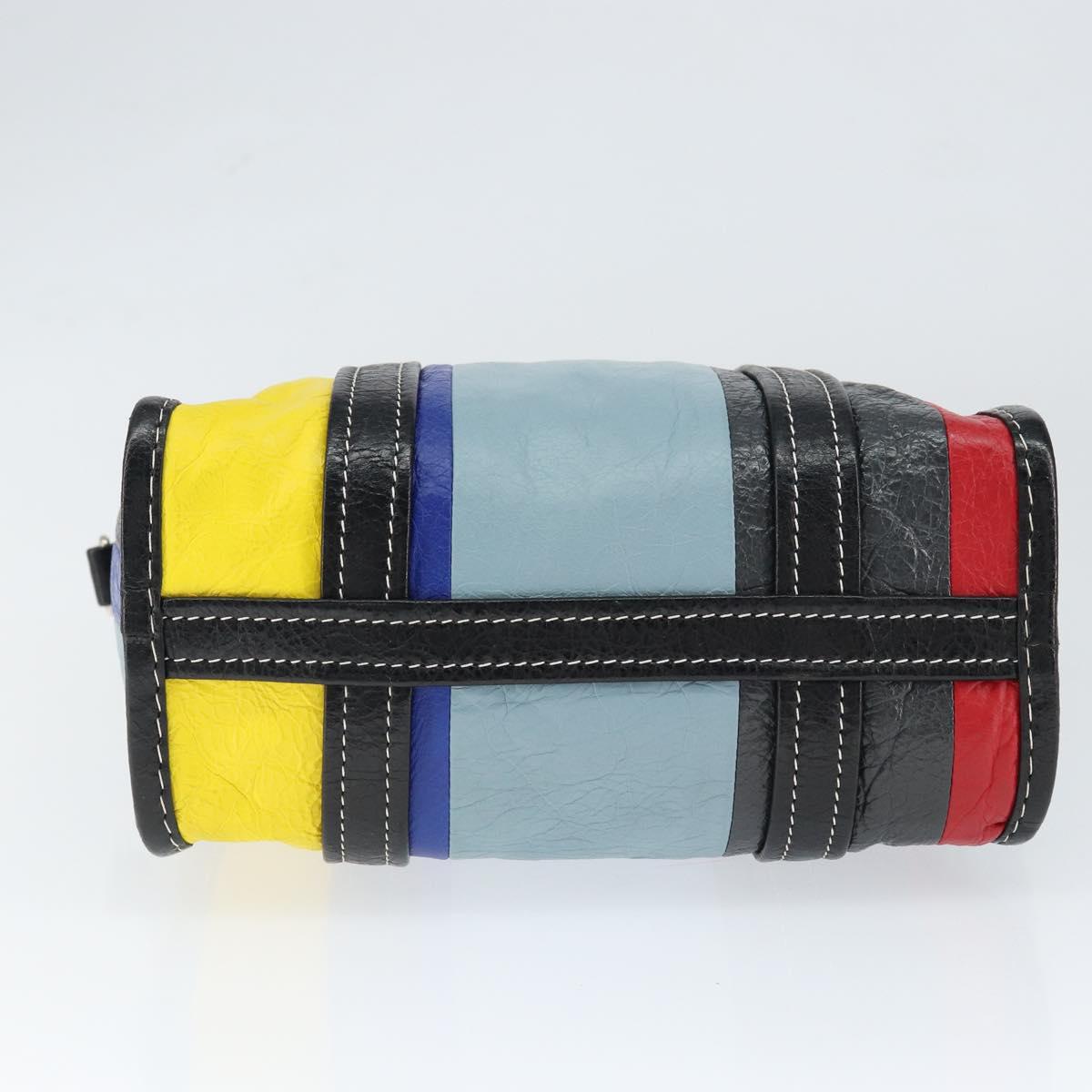 BALENCIAGA Bazaar Shopper XS Bag Leather 2way Multicolor 513989 Auth 149219