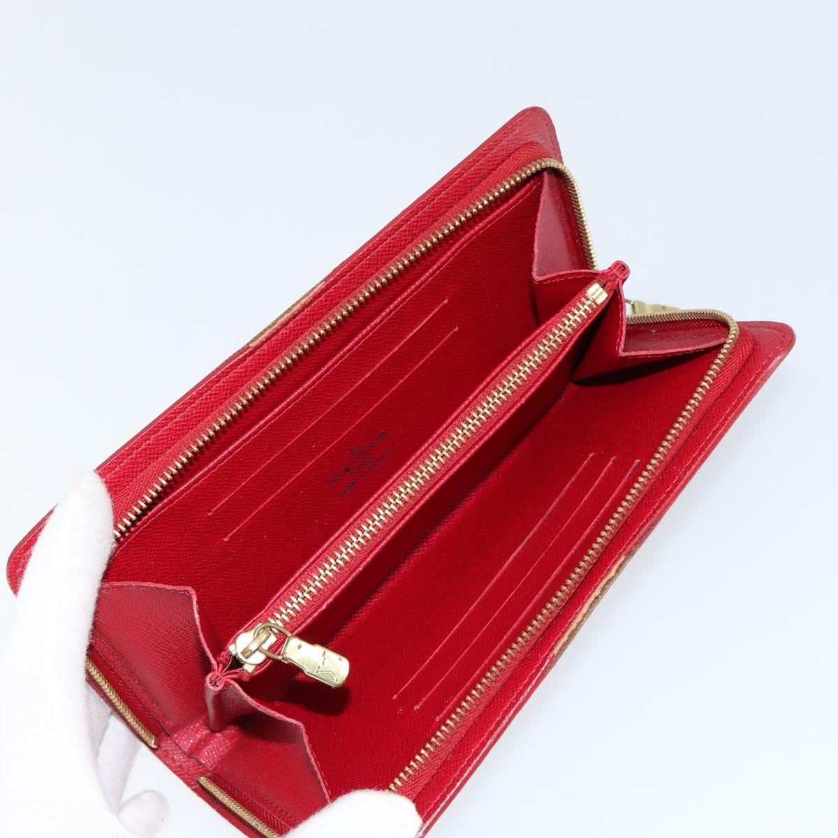 LOUIS VUITTON Monogram Cherry Porte Monnaie Zip Long Wallet M95006 Auth 149232V