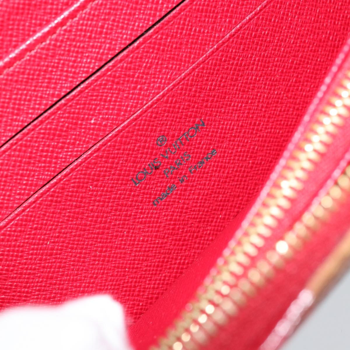 LOUIS VUITTON Monogram Cherry Porte Monnaie Zip Long Wallet M95006 Auth 149232V
