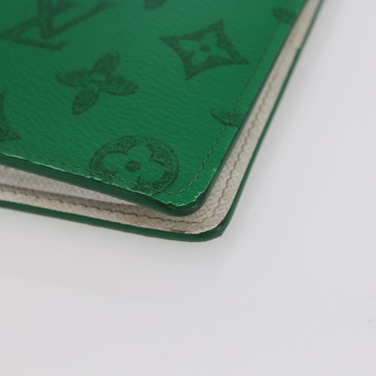 LOUIS VUITTON Monogram Everyday Portefeuille Brazza Green M80801 LV Auth 149234