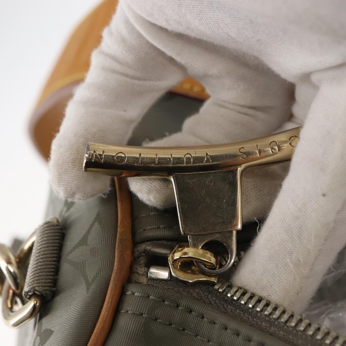 LOUIS VUITTON Monogram Titanium Keepall Bandouliere 50 Bag M43886 LV Auth 149235